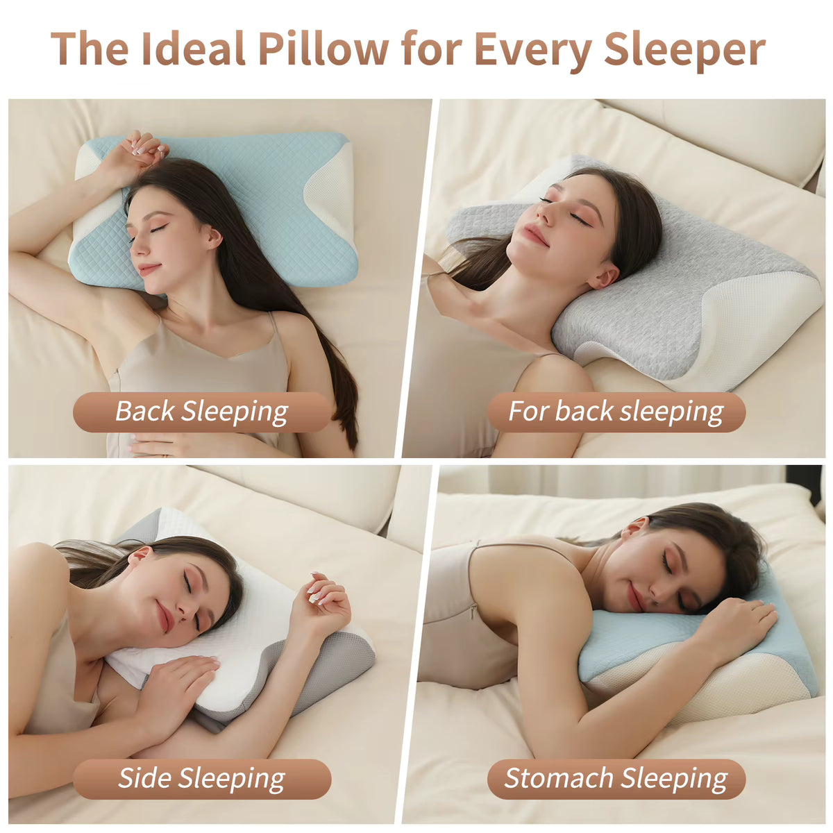 ErgoSpine Soft - Memory Foam Neck Pillow